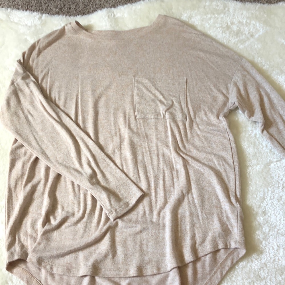 Tan long sleeve frocket